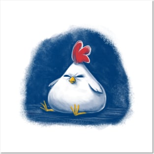 Angry Chicken Blues Posters and Art